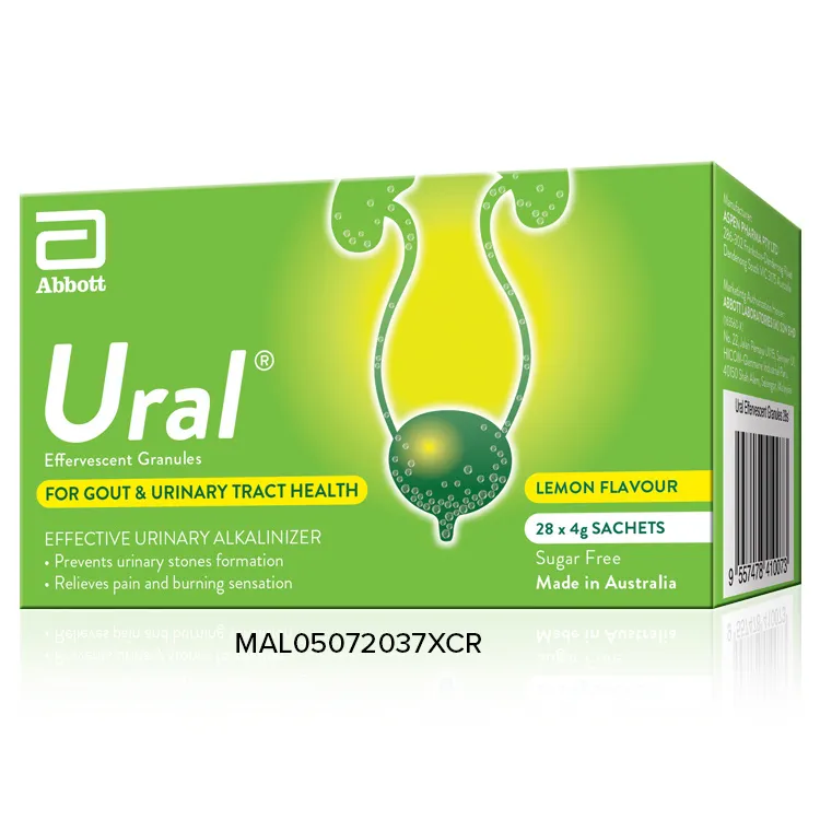Ural Effervescent 4g x 28 sachets